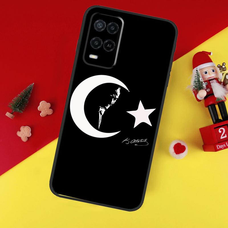 Чехол Mustafa Kemal Ataturk для Oppo A94 A74 A54 A60 A40 A80 A16 A76 A96 A98 A58 A78 A18 A38 A57 A17 A15 A5 A6 Pro