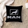 M-Man Truck Logo Pillow Gifts Home Office Furnishings Bedroom Sofa Car Cushion Cover Case 45X45Cm