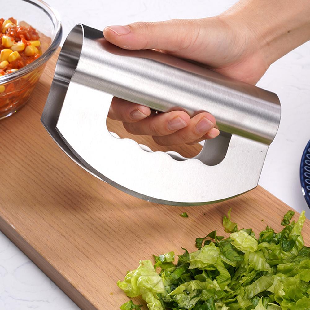 Измельчитель для салата с защитным чехлом из нержавеющей стали с двумя головками для домашней кухни