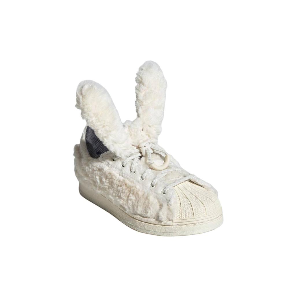 Adidas Originals Melting Sadness X Superstar Круглый носок Прочные Низкие Детские Кеды для Скейтбординга Детские Кроссовки Белые IG8907