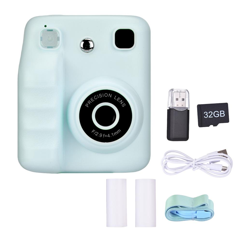 Children Instant Print Camera 48MP Video Digital Camera with Printing Paper and 32G Card Fun Creative Gift For 3 14