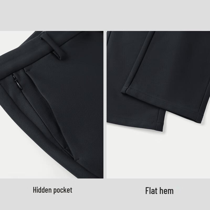 HLA Men's Light Business Classic Stretch Casual Pants