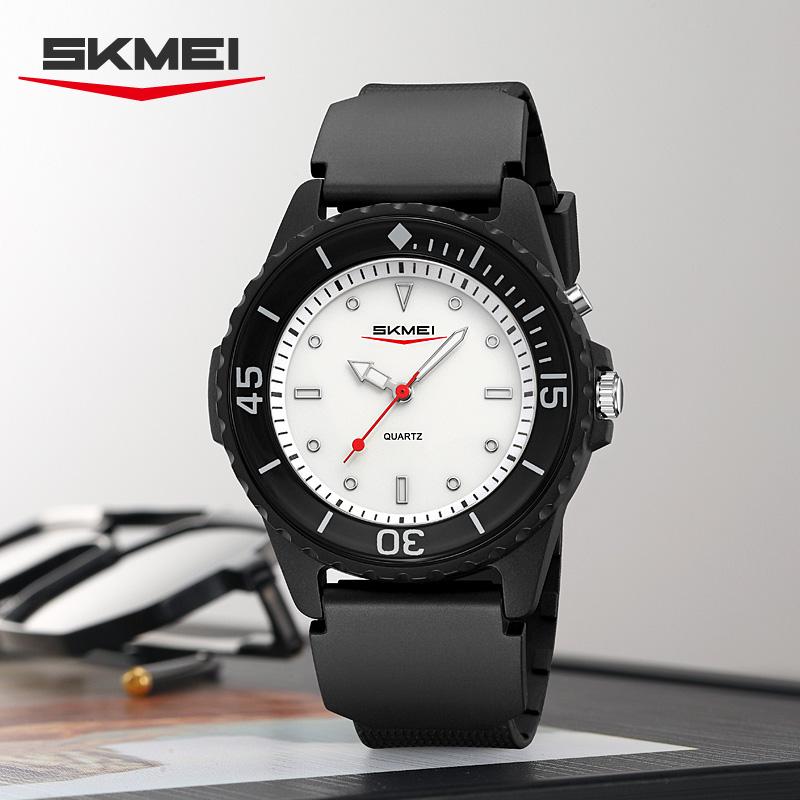SKMEI 2433 Легкие часы reloj Новые простые уличные кварцевые часы для студентов, мужчин и женщин Спортивные водонепроницаемые часы Креативные ночные