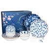 JIN MING LI Столовый подарочный набор из сине-белого фарфора