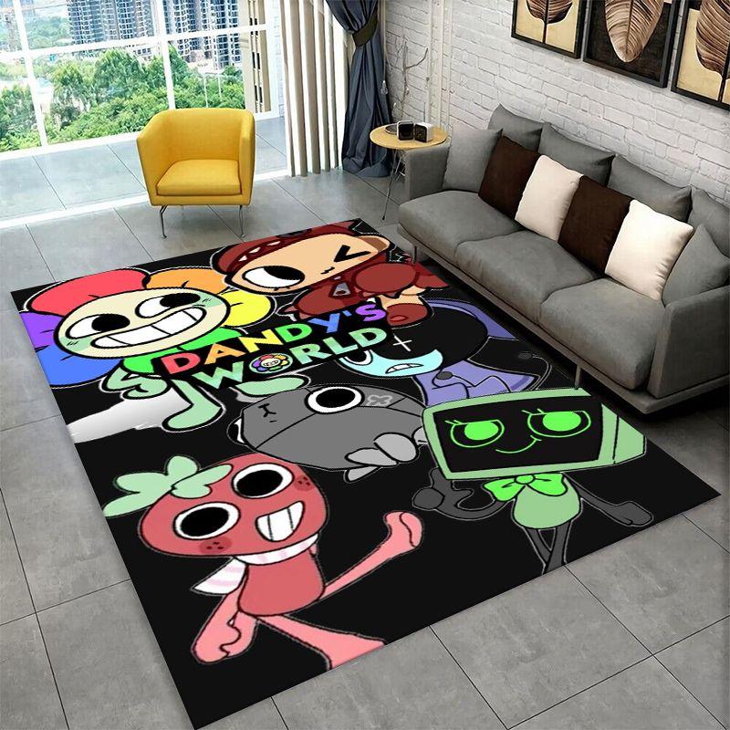 Игровой Коврик Dandy World Мультяшный Нескользящий Ковер для Гостиной, Спальни, Игровой Комнаты, Мягкий Ковер Напольный Коврик Домашний Декор Ковер Детская Комната