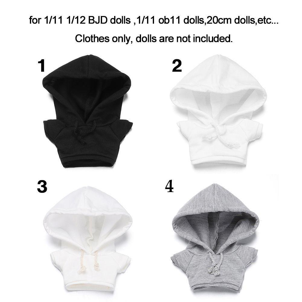 Fashion For 20cm Dolls Clothes Accessories Handmade Hoodies Hoodies Clothes Sweatshirt Outfits Tops