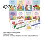 Travel Activities for Toddlers 8PCS Children's Cartoon Coloring Book, Animals/Fruits/Vehicles/Fairy Tale Characters Theme, Thickened Ink-proof