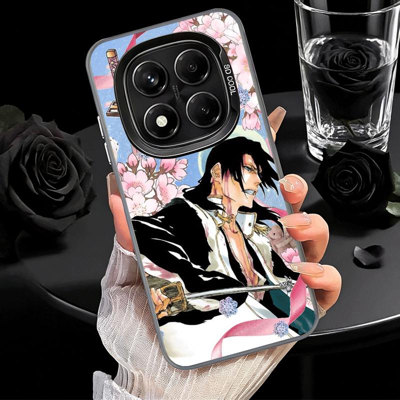 Чехол для телефона Bleach Кучики Бьякуя Ударопрочный для Xiaomi Redmi Note 15 14 13 12 Pro Plus 11 11S 11T 5G Чехол Противоударный Fundas