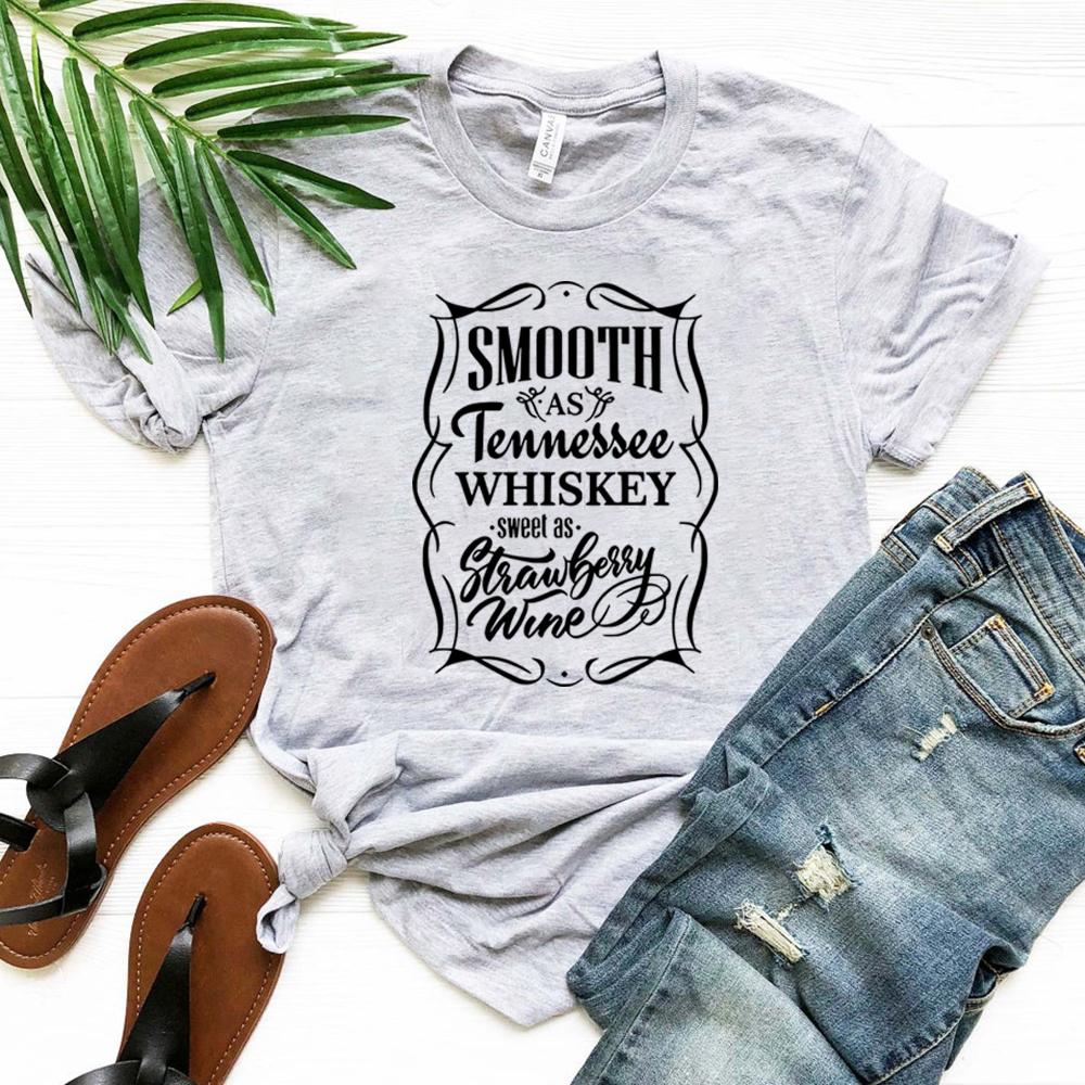Smooth As Tennessee Whiskey Sweet As Strawberry Wine Shirt Country Music Rodeo Tshirt Unisex Country Life Tshirt Vintage Tops