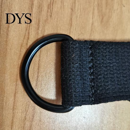 Петли для йоги 1 пара Сплошное D-образное кольцо Прочные прошитые ручки Прочная стропа Пилатес Двойное фитнес-оборудование