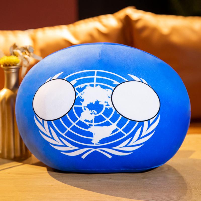 20-30 см Кавайная Плюшевая Игрушка Polandball Страна Шар Un США СССР Франция Россия Великобритания Южная Корея Япония ЕС Канада Италия Кукла Подарки для Детей