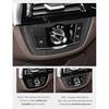 For BMW 5 Series G30 G38 G01 G08 5 6GT X3 X4 530i 540i Car Headlight Switch Knob Trim Frame Sticker Suede Interior Accessories