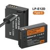 PALO LP-E12 LP E12 Battery Supports Type-C Charging for Canon EOS M/M2/M10/M50, EOS Rebel SL1, EOS 100D Digital Cameras (1800 mAh 1~4 Pcs)