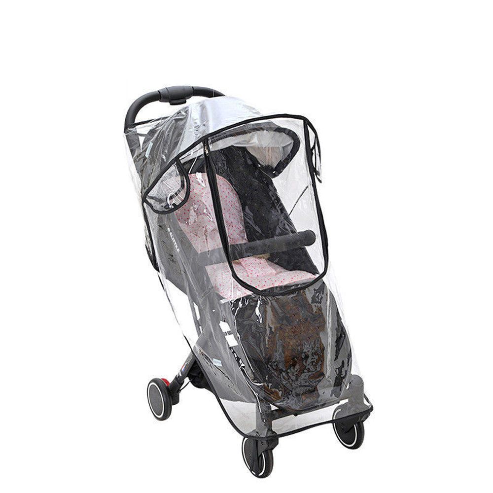 Открывающаяся на молнии Защита от пыли Ветрозащитный козырек для коляски Водонепроницаемый дождевик для коляски из ЭВА Дождевик для детской коляски