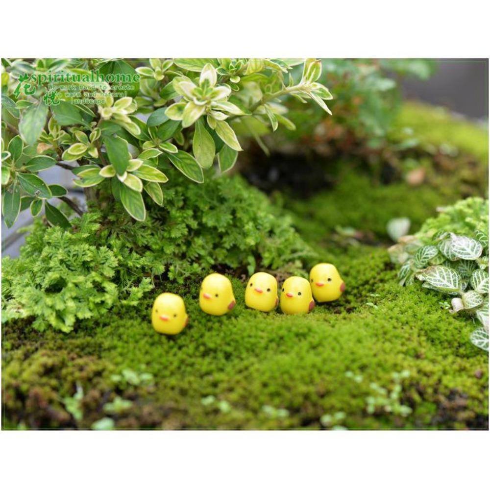 Cute Village House Miniature Garden Mini Bridge Stairs Craft Figurine Plant Pot Garden Ornament Miniature Fairy Garden Supplies