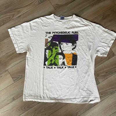 Винтажная Психоделическая Рубашка Furs Talk Talk Talk Унисекс Концертная S до 5XL BO464 Унисекс Футболка