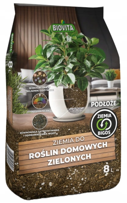 Potting Soil for Houseplants, Bigos , Light & Permeable Substrate