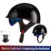Безопасный Полушлем Шлем Летний Мотоциклетный Винтажный Harley Круизный Мужской и Женский Шлем для Электромобиля