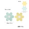 ins spring and summer explosion flower leather placemat thermal insulation waterproof oil-proof thermal insulation mat dining table mat petal coaster