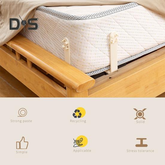 4 шт. держатели простыней пряжки для простыней на резинке боковые пряжки для простыней матраса фиксируют простыни плотно и надежно для всех размеров матрасов