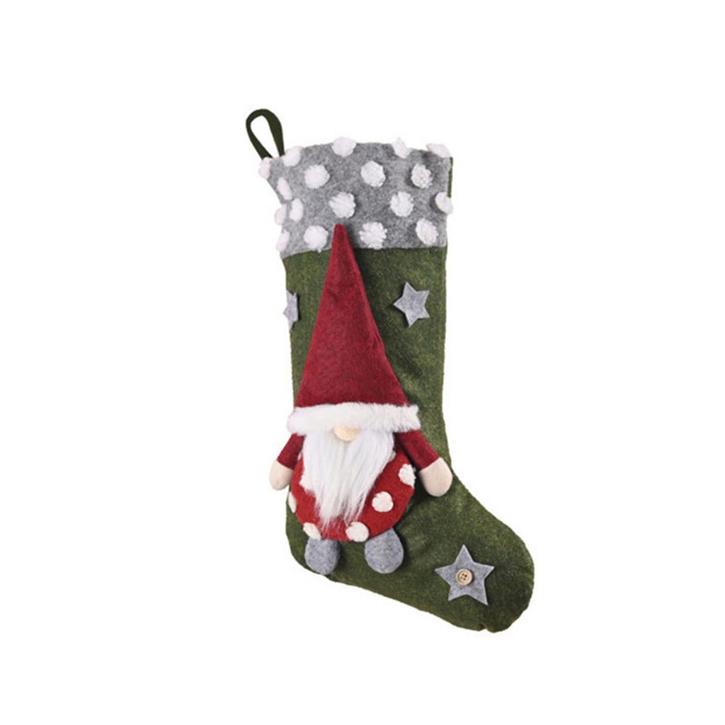 Christmas Decoration 2023 Big Boots Christmas Tree Decorations Candy Bag Santa Elks Snowman Christmas Sock