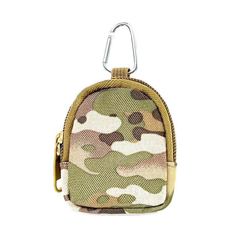 2024 Мини Тактическая Поясная Сумка - Круглая, Износостойкая Ткань Оксфорд, Маленький Кошелек для Хранения