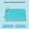 Ergonomic Kids Pillow Wave Wedge Shape Soft And Elastic Memory Foam Cartoon Embroidery Washable Case Supportive Better Sleep Quality Pillow