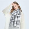 ELLE woven scarf for women in autumn and winter, with a high-end and stylish temperament. It is versatile and stylish, with a Western style warm neck