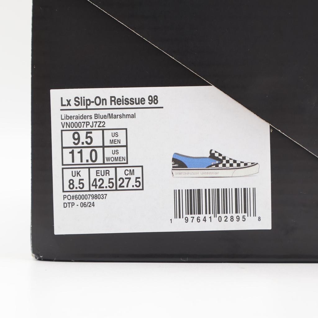 VN0007PJ7Z2 Liberaiders Vans LX Slip-On Reissue 98 Checkerboard Blue (Мужской)