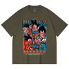 230 Gsm 100% Cotton Dragon Ball V37 Print Unisex Heavy Cotton T Shirt