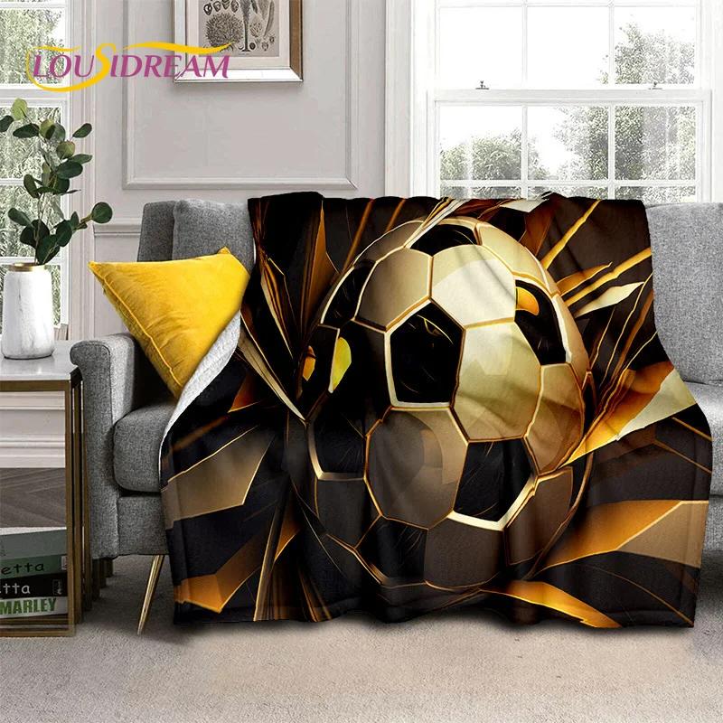 29 Стиль Футбольное поле Футбол Спорт Мультфильм Мягкое одеяло, Мягкий плед для дома Спальня Кровать Диван Дорожный чехол Детский подарок