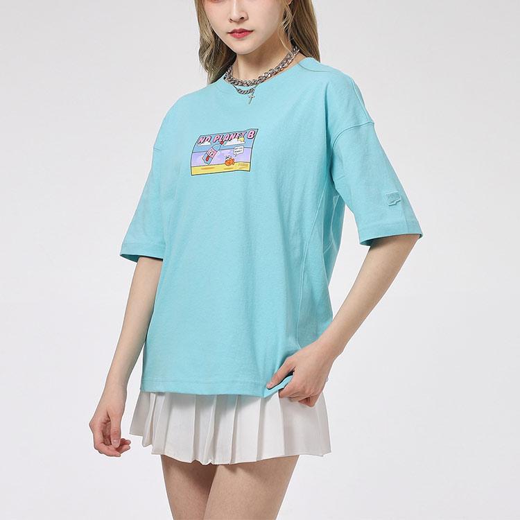 Puma Футболка с рисунком Downtown, женская, синяя 531438-49