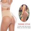 High Waist Thong for Women Pure Cotton Comfort Lingerie Abdomen G-string Panties