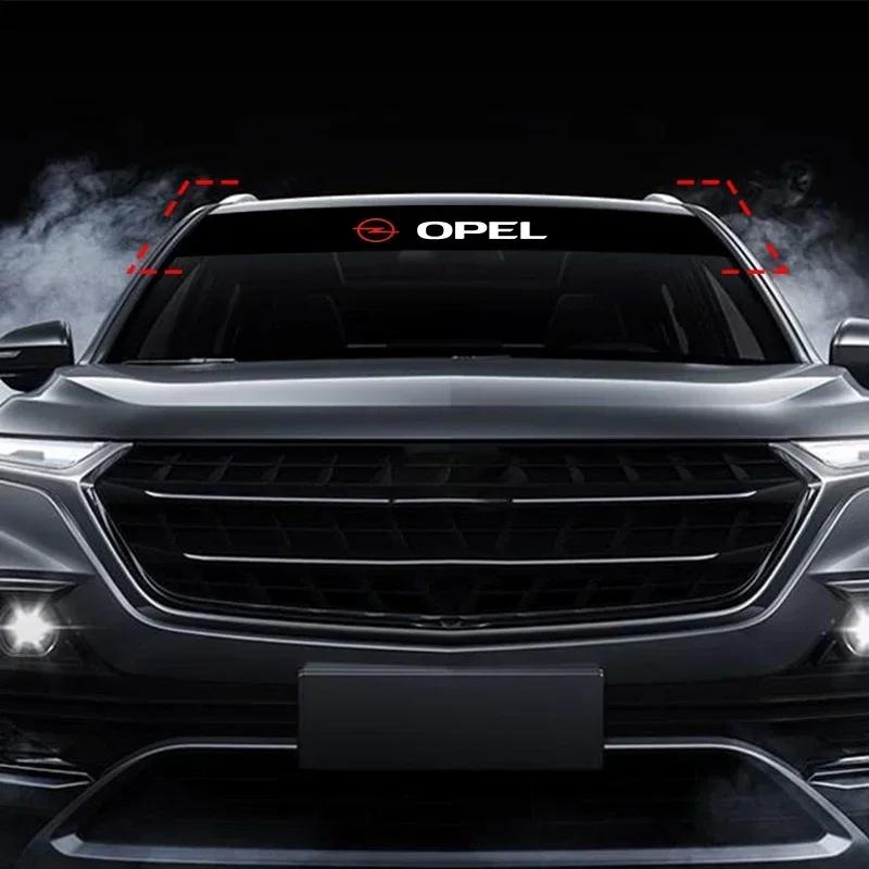 Car Sunshade Stickers Auto Front Windshield Decorative Decals For Opel Astra j g Insignia Corsa d Vectra c Zafira a Auto Gadgets