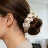 Мягкие шелковые резинки для волос из шелка-тутового шелкопряда, Большие держатели для хвоста, Аксессуары для волос