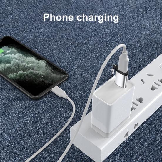 Адаптер USB Type-C Female на Male OTG, USB 3 Коннектор, Конвертер для Передачи Данных