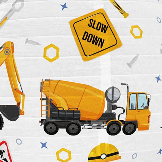 Экскаватор Бумажные Фонарики Строительная Тематическая Вечеринка Декор Праздничная Атмосфера Создатель Дверей Спальни Гостиной