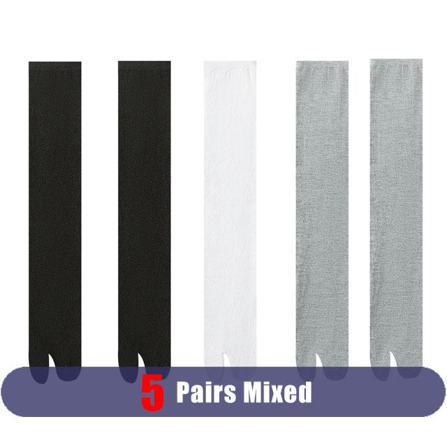 5 пар мужских носков с пальцами, длинные, хлопковые, однотонные, влагоотводящие, дышащие, высокие, мягкие, для вечеринки, платья, носки с двумя пальцами, до икры, джентльменские