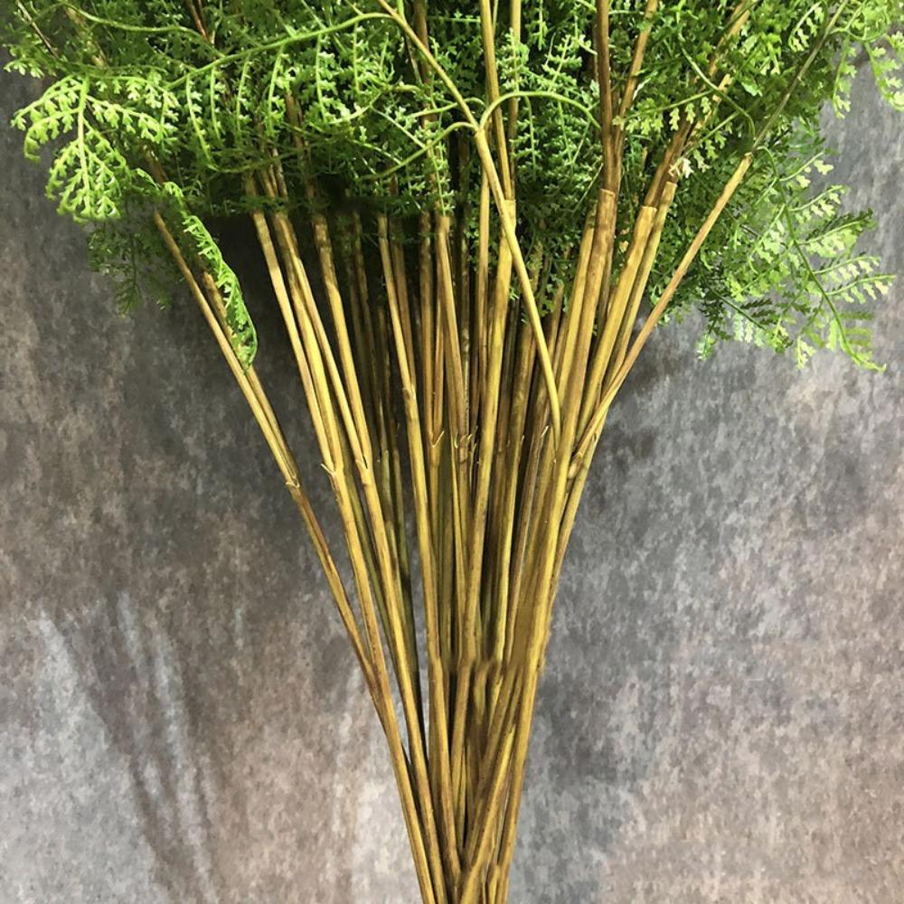Realistic Artificial Fern Plant Branches Handmade Elegant Artificial Greenery Fern Grass Real Touch Fake Plants