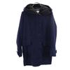 SEE BY CHLOE Cotton Filling Wool Coat 4 Navy Hood Women Used