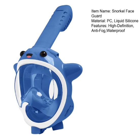 Детская маска для снорклинга, защита для лица, защита для сноркелинга, противотуманные линзы высокой четкости, снаряжение для дайвинга и подводного плавания с функцией распыления воды для детей