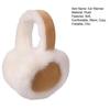 Winter Earmuff for Women Girls Foldable Fluffy Ear Warmer Soft Faux Fur Warm Ear Cover for Cold Weather Outdoors