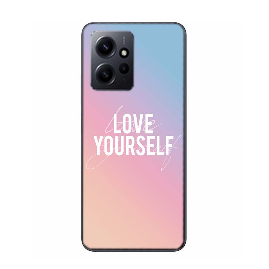 Люби Себя Цветок Kpop DIY Печать Чехол для Телефона Для Redmi Note 13 5G 14 Pro Plus Redmi 12 12C 13C 14C 10 10A 10C 9 9C 9T 9A 8