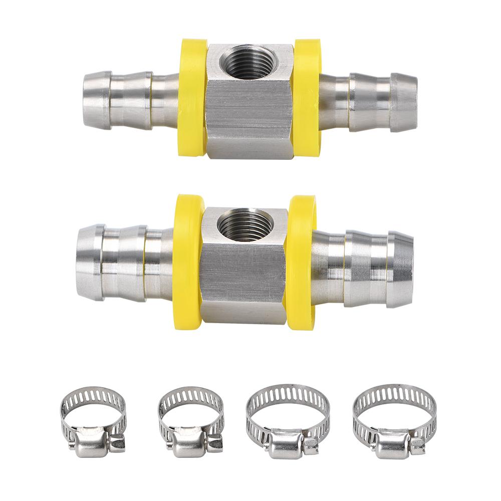 1/2 3/8 дюймов топливная магистраль, Т-образный адаптер давления топлива для датчика давления топлива, автомобильные аксессуары, Т-образный адаптер, разъем