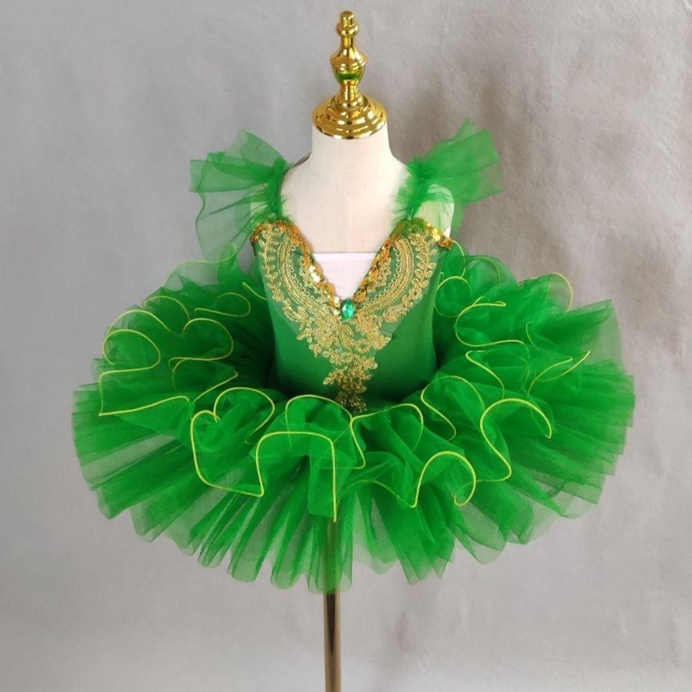 Rhinestone Ballet Tutu Sequin Performance Clothes Fashion Dance Costumes  Dance