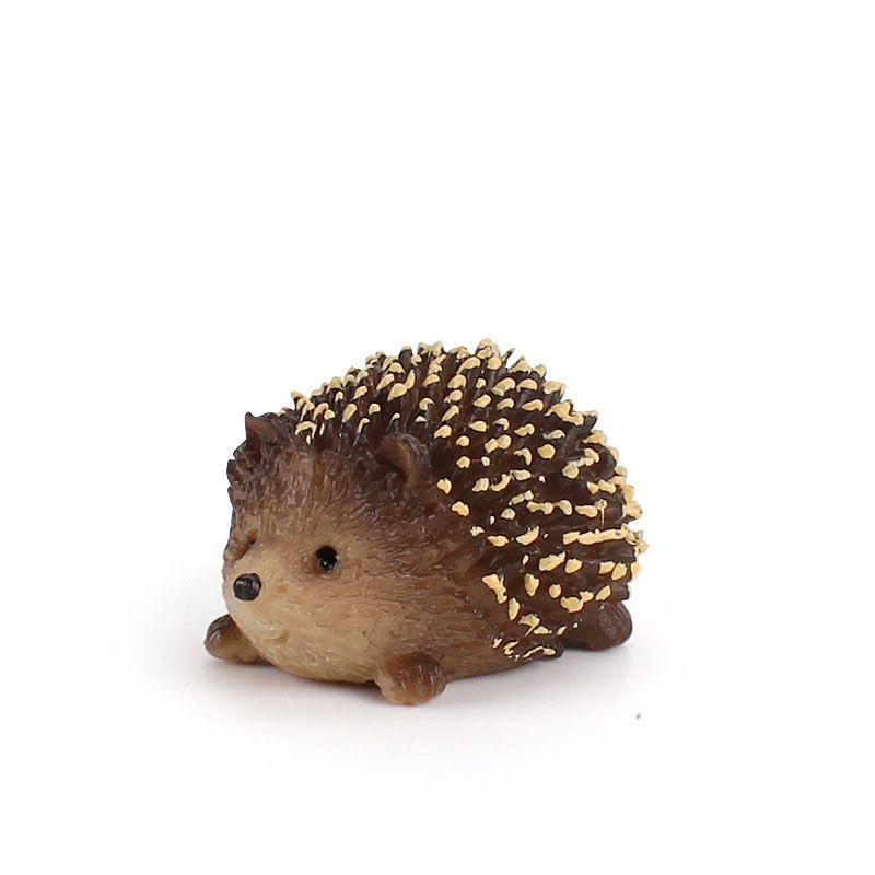 Vivid And Realistic Wild Hedgehog Model Perfect For Desktop Decoration And Play