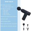 Pistolet massant - LITTLE BALANCE - Sport Relax - 6 vitesses - 4 têtes - Noir