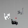 [Оригинальный импортный товар] Flensted Mobiles Мобильный интерьерный орнамент Nordic Animal Кошки Китти FSM130126 Поставляется в подарочной коробке Товары для детей Подарок