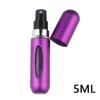 Portable Travel Perfume Bottle 5ml Bottom Fill Liquid Container Cosmetics Spray Dispenser Press Head