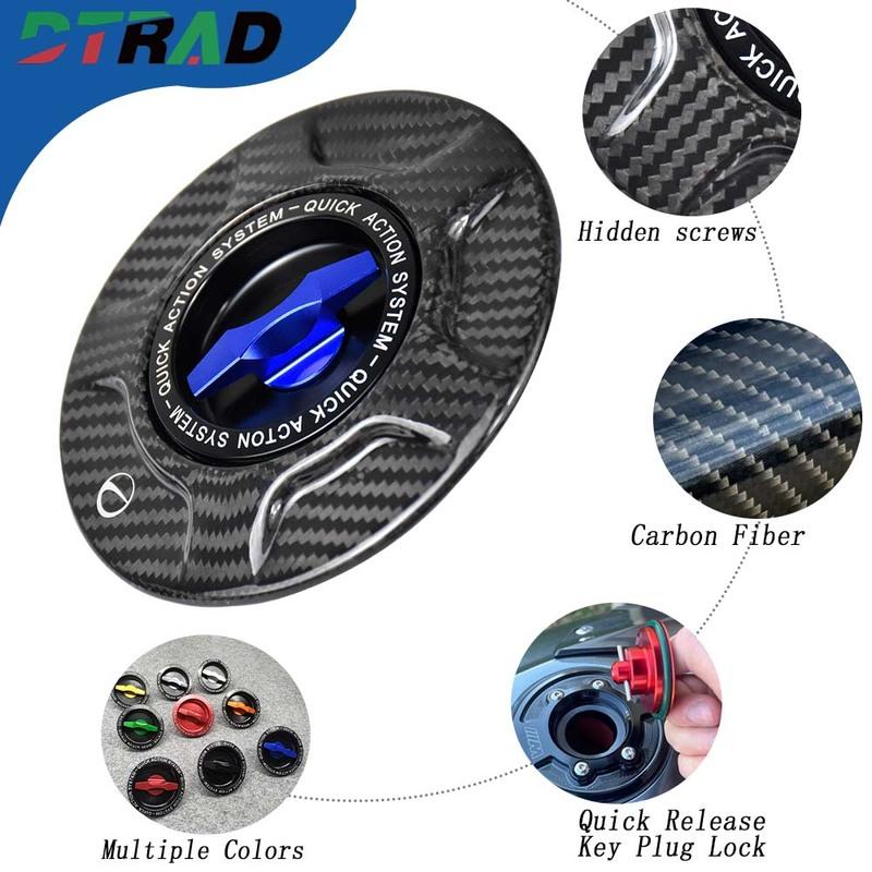 2026 Carbon Fiber Quick Action Fuel Tank Cap For BMW S1000R S1000RR M1000R M1000RR With Key Lockable Racing Gas Oil Tank Cover